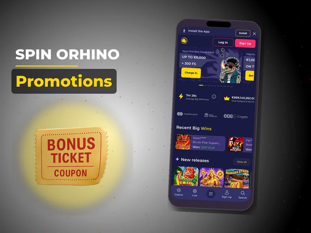 Spin Orhino - Promotions