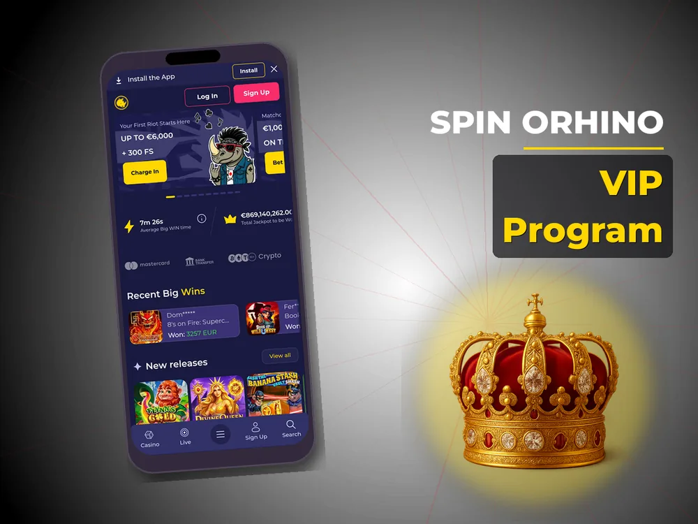 Spin Orhino - VIP Program