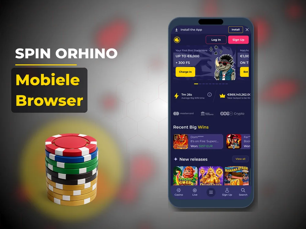 Spin Orhino - Mobiele Browser