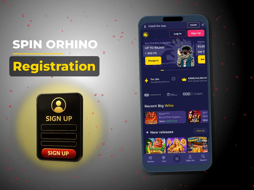 Spin Orhino - Registration